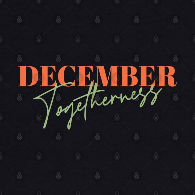 December Togetherness: A Celebration in Red and Green by FlinArt